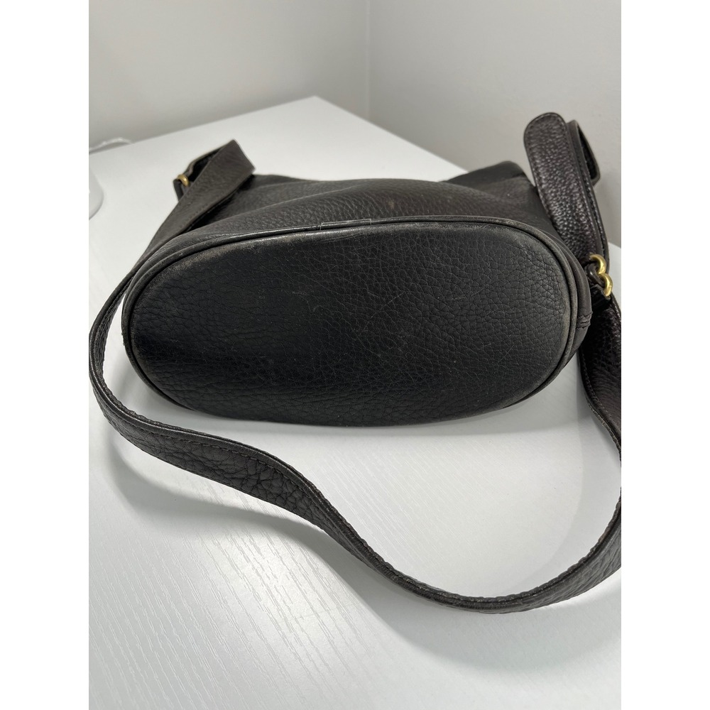 Vintage Coach Sonoma Small‎ Bucket Bag Espresso Pebbled Leather 4907 1995 - Picture 2 of 16